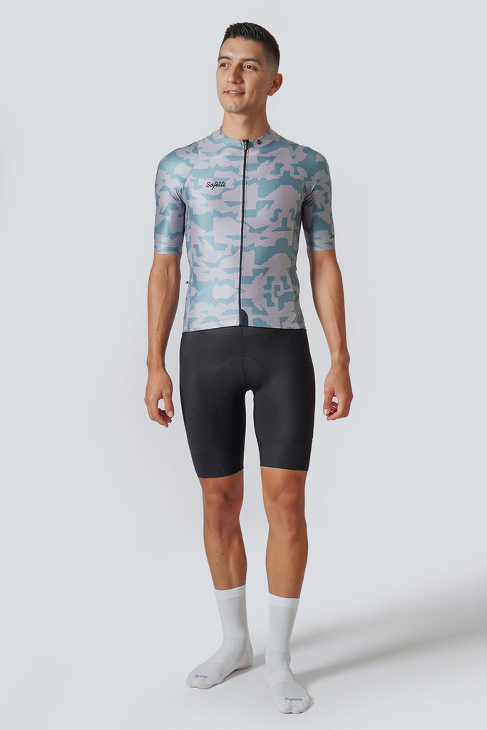 Safetti Camuffare Men's Cycling Jersey Front View