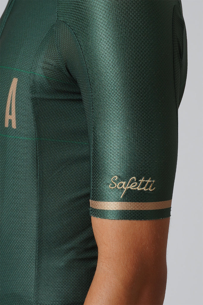 Safetti Colombia 3,600 m Men's Cycling Jersey Sleeve Details