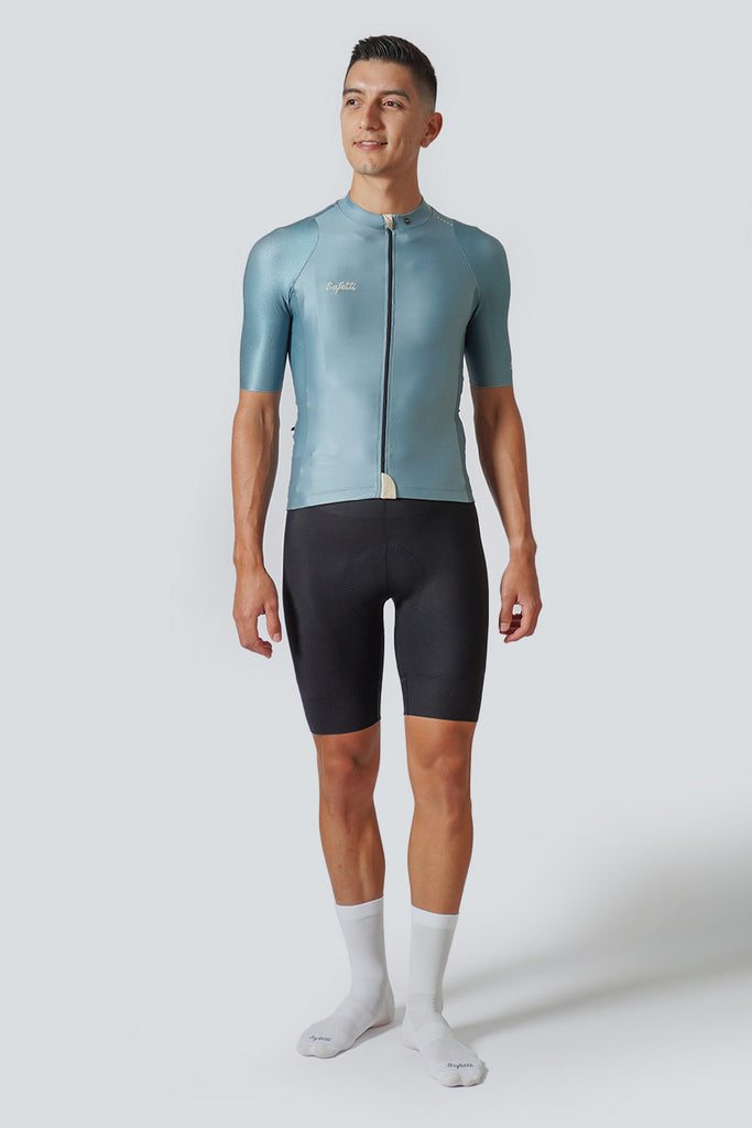 Safetti Giada Cycling Jersey Blue Front View