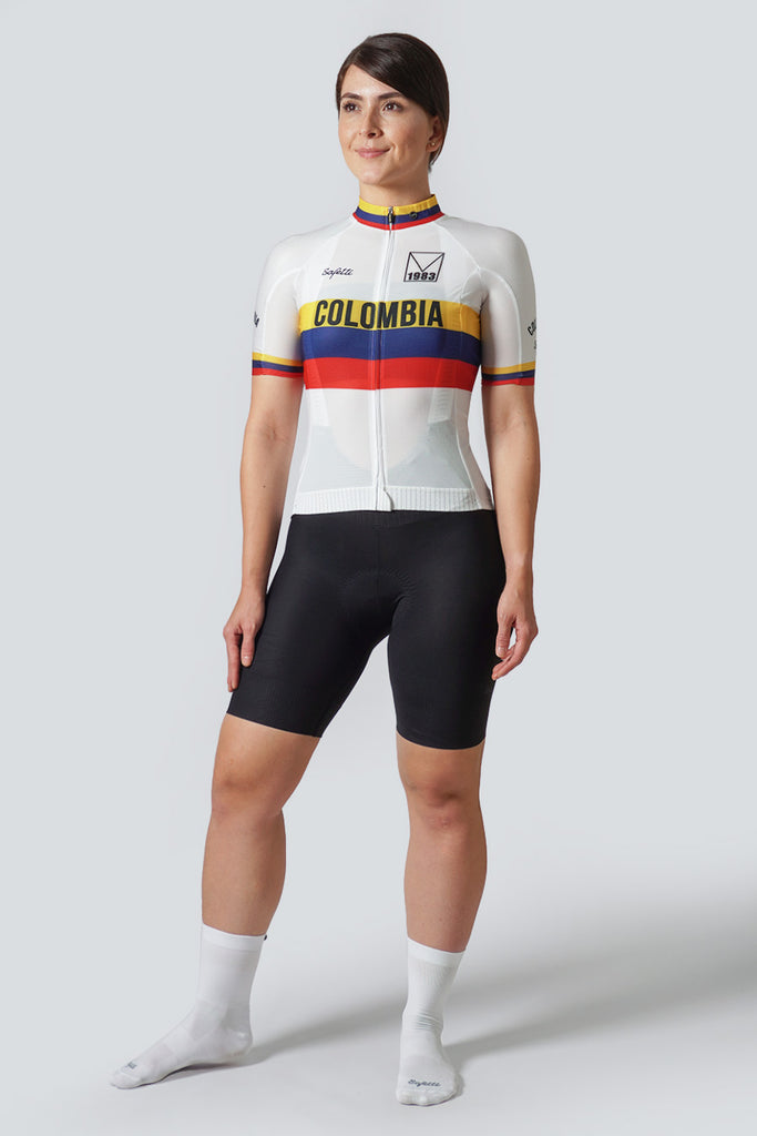 Safetti Women's Colombia Varta 1983 Cycling Jersey Front View
