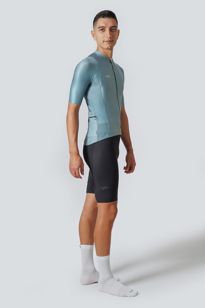 Safetti Giada Cycling Jersey Blue Side View