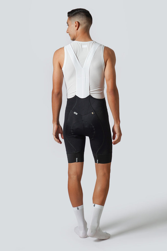 Safetti Napoles Cycling Bib Shorts Black Back View