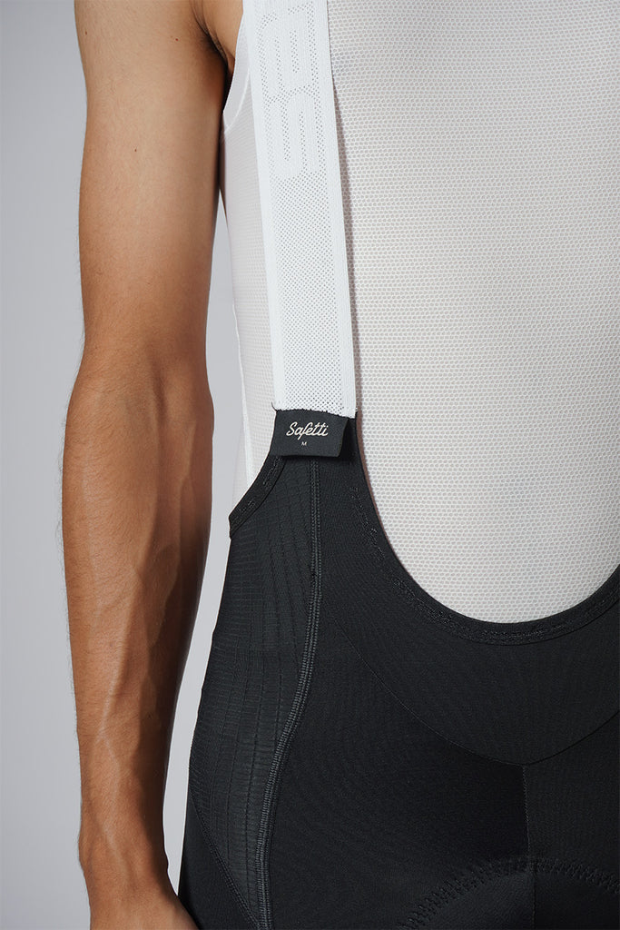 Safetti Napoles Cycling Bib Shorts Black Strap Details