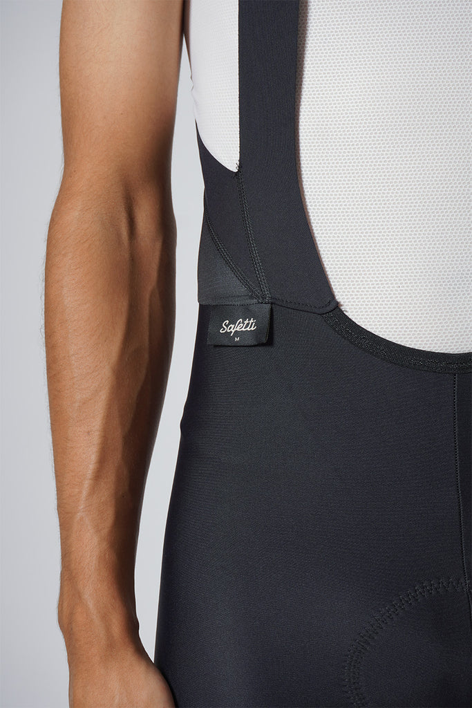 Safetti Toscana 2.0 Cycling Bib Shorts Black Strap Detail